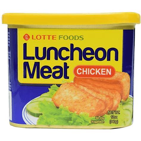 Lotte Foods Chicken Luncheon Meat 340g Canned Goods Walter Mart