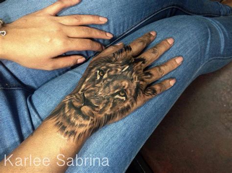 Stunning Lion Hand Tattoo Best Tattoo Design Ideas