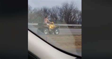 Naked Man On Atv Arrested After Police Pursuit