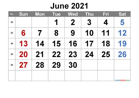 It is the 171st day of the year, and in the 24th week of the year 2021 is not a leap year, so there are 365 days in this year. Printable June 2021 Calendar Free Premium in 2020 | June ...