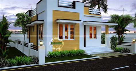 545 Sq Ft Beautiful Kerala Home Plan With Budget Of 5 To 7 Lakh
