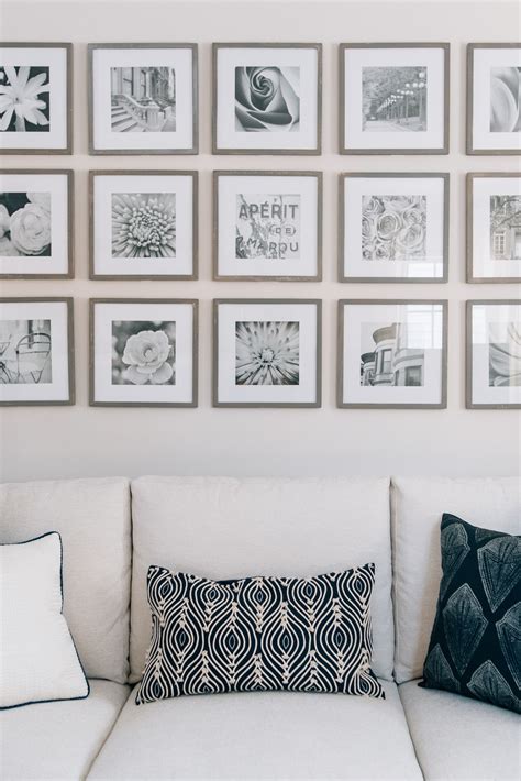 15 frame gallery wall in grid - black and white stock photos in 2020 ...