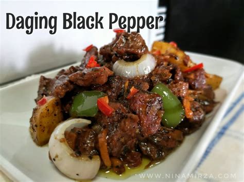 Begedil daging ayam #rugi tak cuba tau. Resipi Daging Black Pepper Simple Sedap Mudah - Nina Mirza