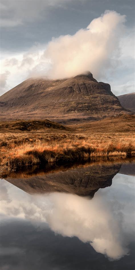 1080x2160 Reflections At Quinag Mountains 5k One Plus 5thonor 7xhonor