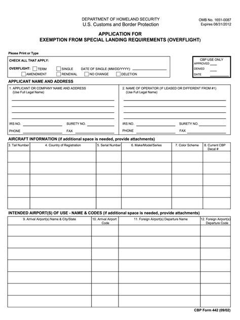Cbp Overflight Permit Fill Out And Sign Online Dochub