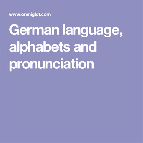 German Language Alphabets And Pronunciation Sicilian Language Serbian