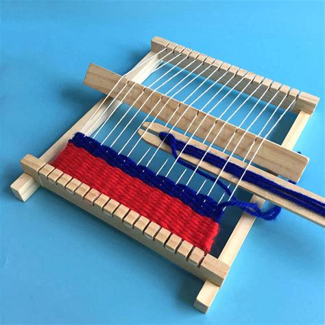 Diy Traditional Wooden Weaving Loom Craft Yarn Hand Knitting Machine
