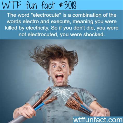 The Difference Of Being Electrocuted And Getting Shocked