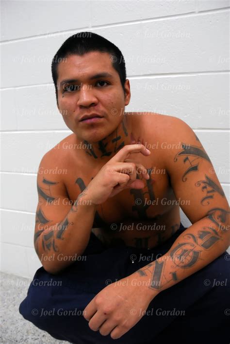 Native American Inmate With Fpsc Gang Tattoos Joel Gordon Photography