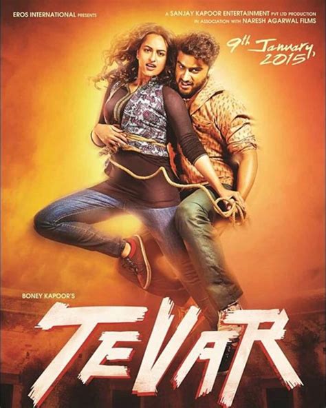 Tevar New Poster Arjun Kapoor And Sonakshi Sinha Show Off Their Rugged Chemistry Bollywood