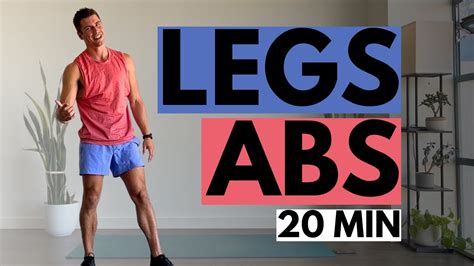 Min Legs And Abs Workout Dumbbell Routine At Home Youtube