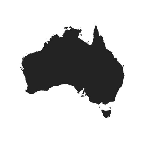 Download Vector Map Australia Png Image High Quality Clipart Png Free