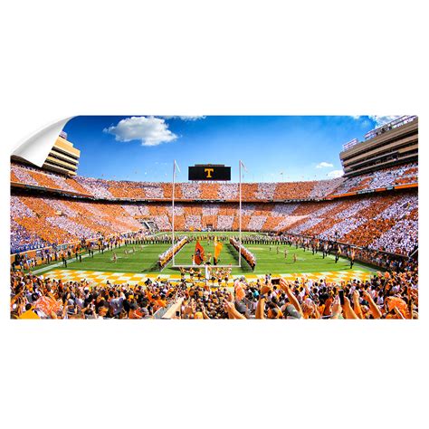 Tennessee Volunteers Neyland Checkerboard Pano College Wall Art