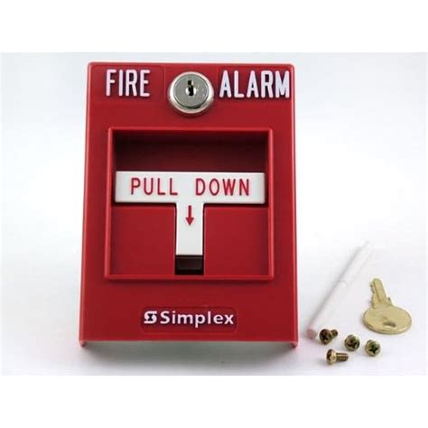 Simplex Non Coded Pull Station Fire Alarm Adt 3403