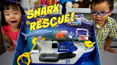 Kids Play Discovery Shark Week Shark Ship Play Set By Matchbox