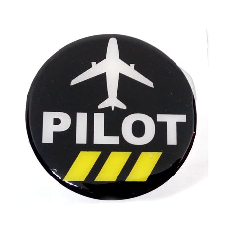 Pilot Black 3 Round 35 Inch 3d Flexible Scratch Proof Car Sticker For
