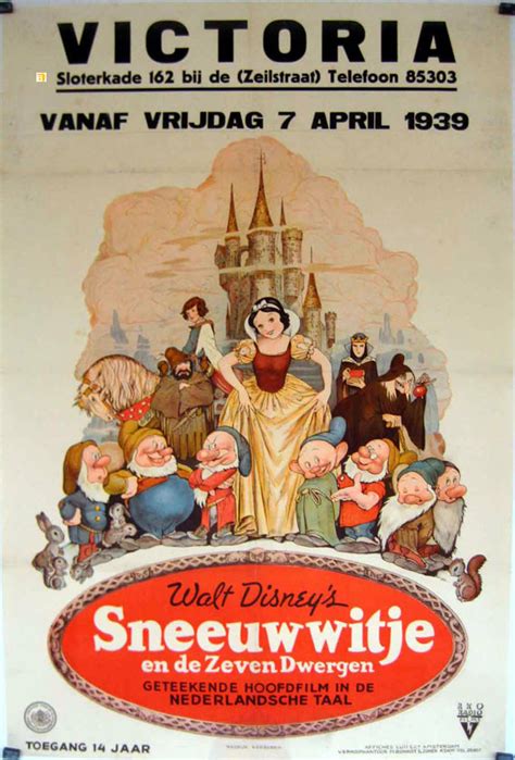 Sneeuwwitje En De Zeven Dwergen Movie Poster Snow White And The