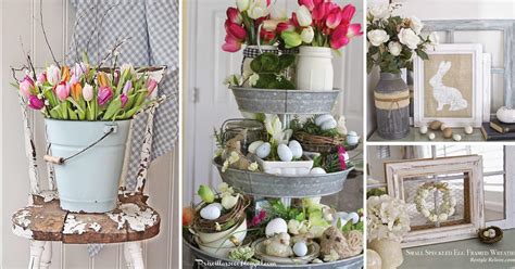 With cheerful colors, friendly bunnies, and baskets overflowing with easter eggs, our easter decorations will fill your home with style and joy! 20 Rustic Easter Decorations Bringing a Farmhouse Appeal ...