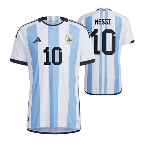 Women Argentina Lionel Messi 2022 23 Home Jersey White Replica