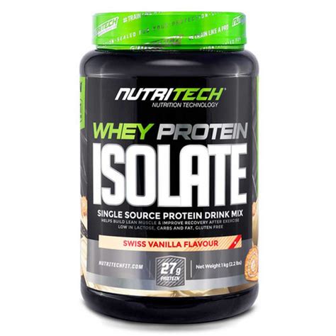 Nutritech Whey Protein Isolate 1kg Ir Fitness Shop