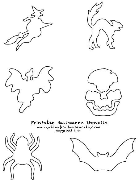Kids Halloween Printable Stencils