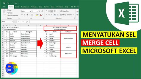 Cara Menggabungkan Menyatukan Beberapa Sel Dan Rata Tengah Di Excel