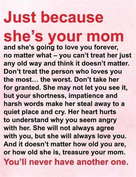 √ Just Because Quotes For Mom