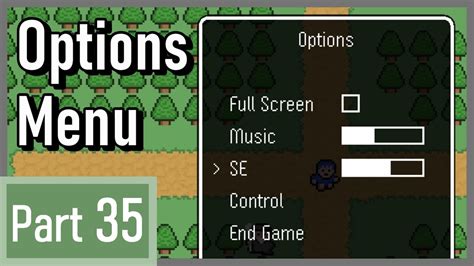 Options Menu How To Make A 2d Game In Java 35 Youtube