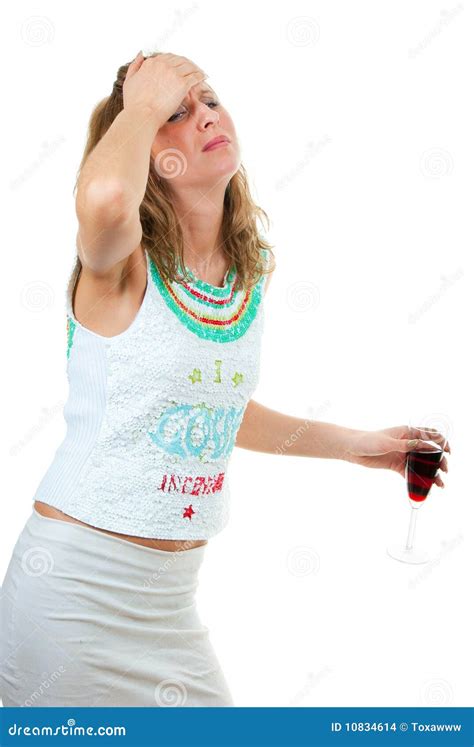 Drunken Woman Stock Photo Image Of Addiction Alcoholic 10834614