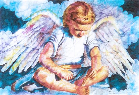 Angel Darling Digital Download Of My Original Watercolor Painting