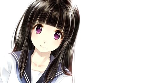 35 Trends For Anime Girl Long Black Hair Purple Eyes Mesintaip Buruk