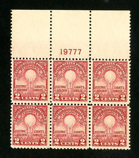 Us Stamps 655 Vf Plate Block Of 6 Og Nh Ebay