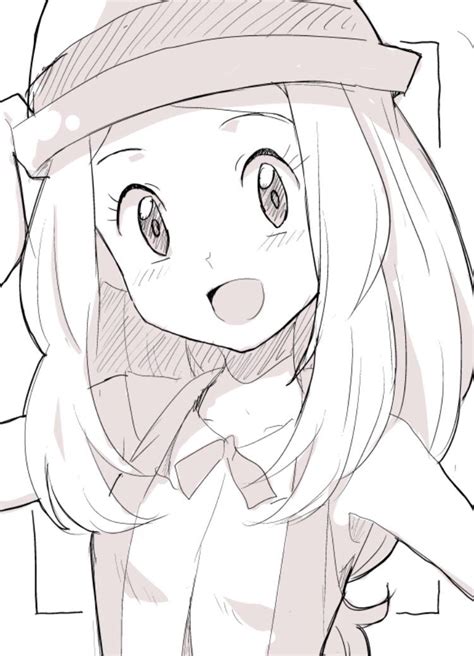 Pokemon Serena Coloring Page