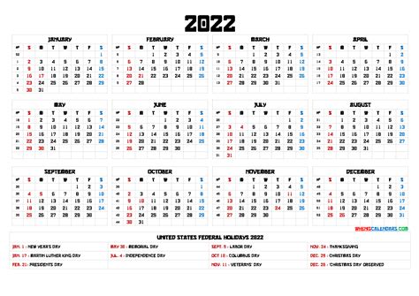Free Printable 2022 Monthly Calendar With Uk Holidays Calendar