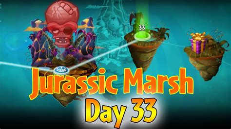 Plants Vs Zombies 2 Jurassic Marsh Day 33 Walkthrough Youtube