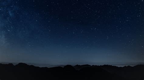 1920x1080 Px Constellations Landscape Mountains Night Stars High