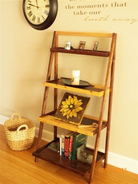 Ana White So Easylove The Ladder Shelf Diy Projects