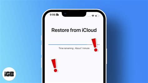 How To Fix Icloud Restore Stuck Issue On Iphone And Ipad Igeeksblog
