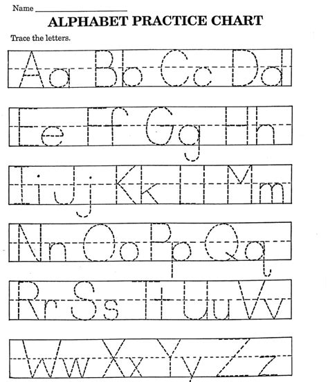 Letters And Numbers Tracing Worksheets Pdf