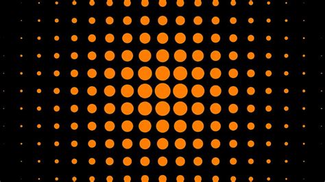 Naranja Negro Círculos Formas Abstracción Abstracto Fondo De Pantalla