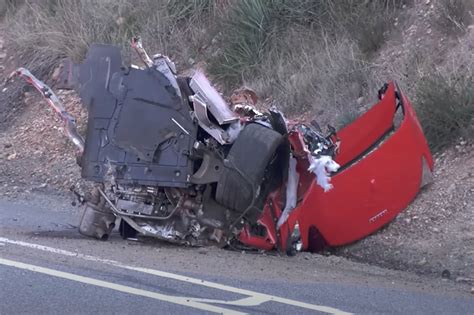 Ferrari Splits In Half Kills One In California Car Crash