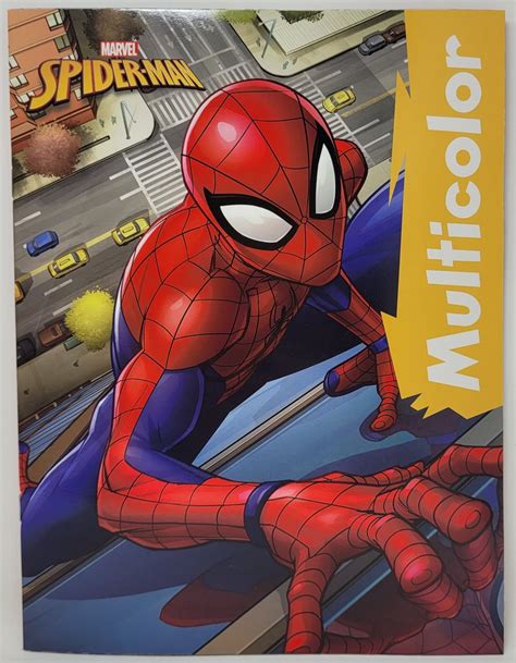 MARVEL SPIDER MAN KLEURBOEK MULTICOLOR Bol Com