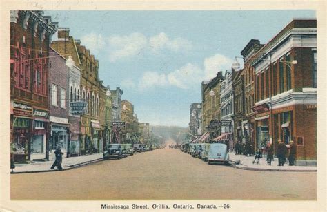 Mississaga Mississauga Street At Orillia Ontario Canada Pm 1940