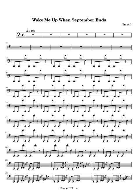 Explore 9 meanings and explanations or write yours. Wake Me Up When September Ends Sheet Music - Wake Me Up ...