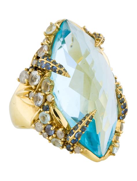 Alexis Bittar Fine Jewelry 18k Quartz Ring Rings Afj20023 The