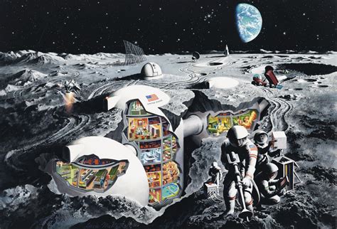 Davis Meltzer Future Moon Colony 1968 Christies