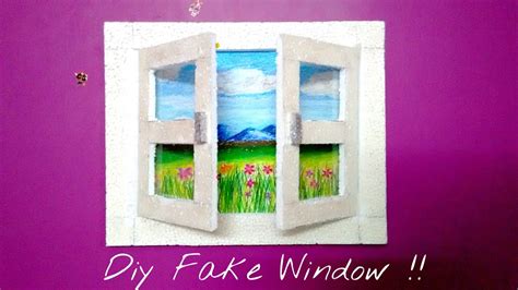 Create diy smart window made with leds. Revamp your Room : DIY Fake Window !! | Saminspire - YouTube