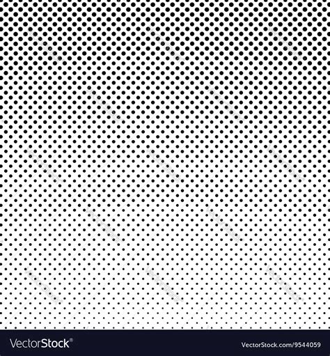 Black Dots On A White Background Retro Style Vector Image