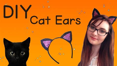 Diy Cat Ears For Halloween Youtube
