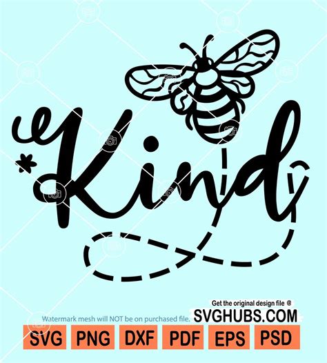 Bee Kind Svg Be Kind Svg Kindness Svg Kindness Matter Svg Choose